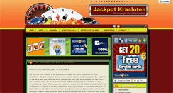 Desktop Screenshot of jackpotkrasloten.nl